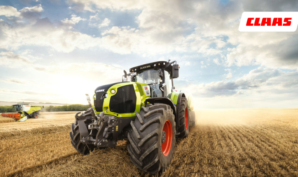 Claas Maxi Care header met de AXION 850